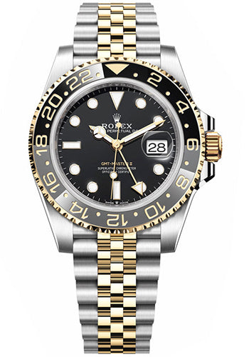 Shop Rolex GMT-Master II 40mm Black Dial 126713grnr 0001
