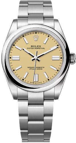 Rolex Oyster Perpetual 41 Beige Dial 134300 – 2025 Model TSJNY