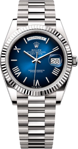 2024 Rolex Day-Date 40mm Fluted Bezel President 228239
