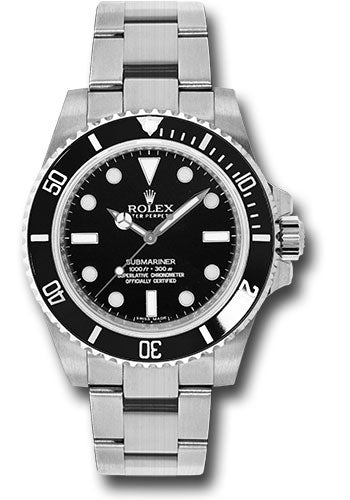 Rolex submariner automatic outlet black dial men's watch