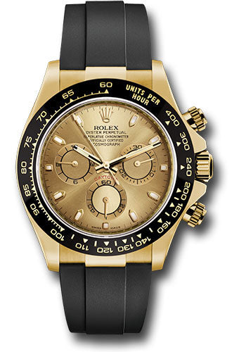 Yellow Gold Daytona 40 Watch Champagne Index Dial -