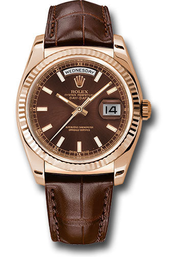 Brown and gold rolex Clearance