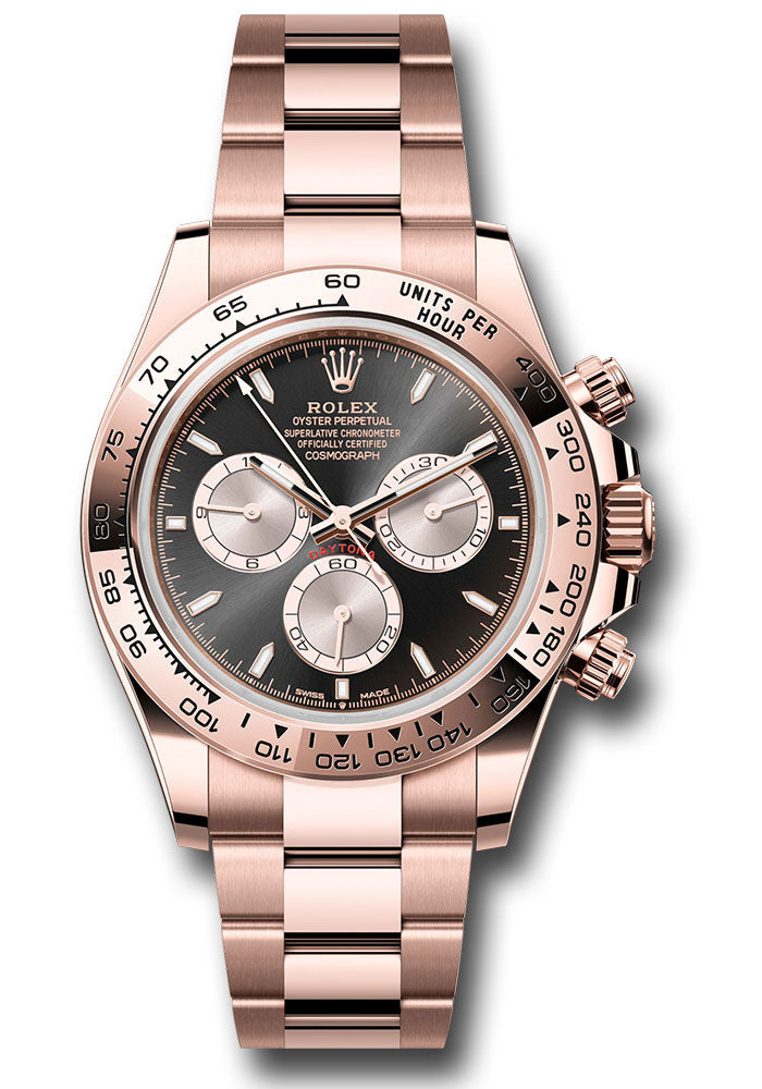 Rolex Everose Gold Cosmograph Daytona Watch - 126505 bksuio