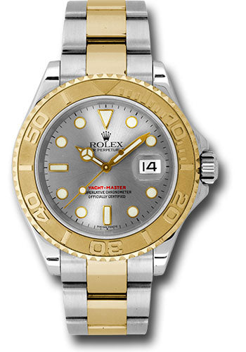 Rolex 16623 Yacht-Master Two Tone Gold/Steel Blue Dial 40mm Watch
