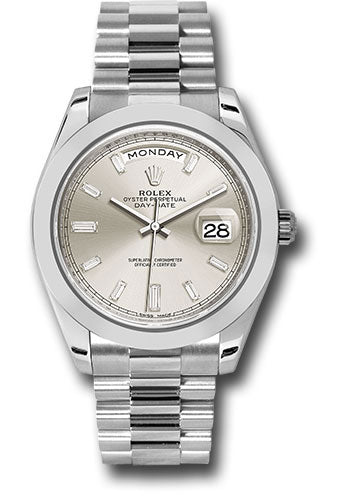 Rolex 950 Platinum Day-Date 40 Watch 228206 sbdp TSJNY