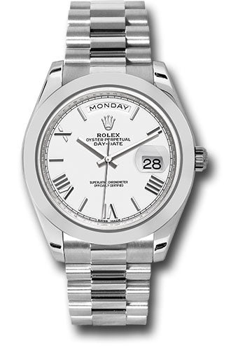 Authentic Rolex 950 Platinum Day Date 40 Watch 228206 wrp