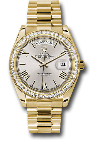 40mm rolex president outlet in 18k yellow gold