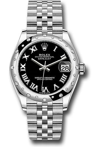 Rolex Datejust 31 Black Dial Oyster Bracelet Watch