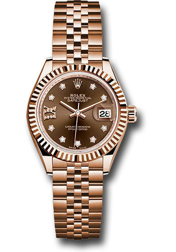 Rolex Everose Gold Lady-Datejust 28 Watch 279175 cho9dix8dj