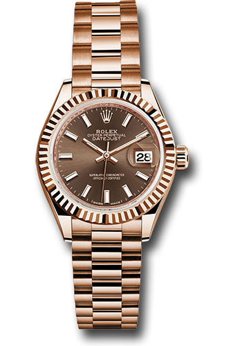 Lady datejust best sale 28 rose gold