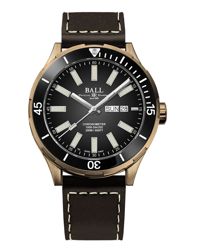 BALL Roadmaster Marvelight Bronze 42mm | DM3070B-L3CJ-BK | TSJNY