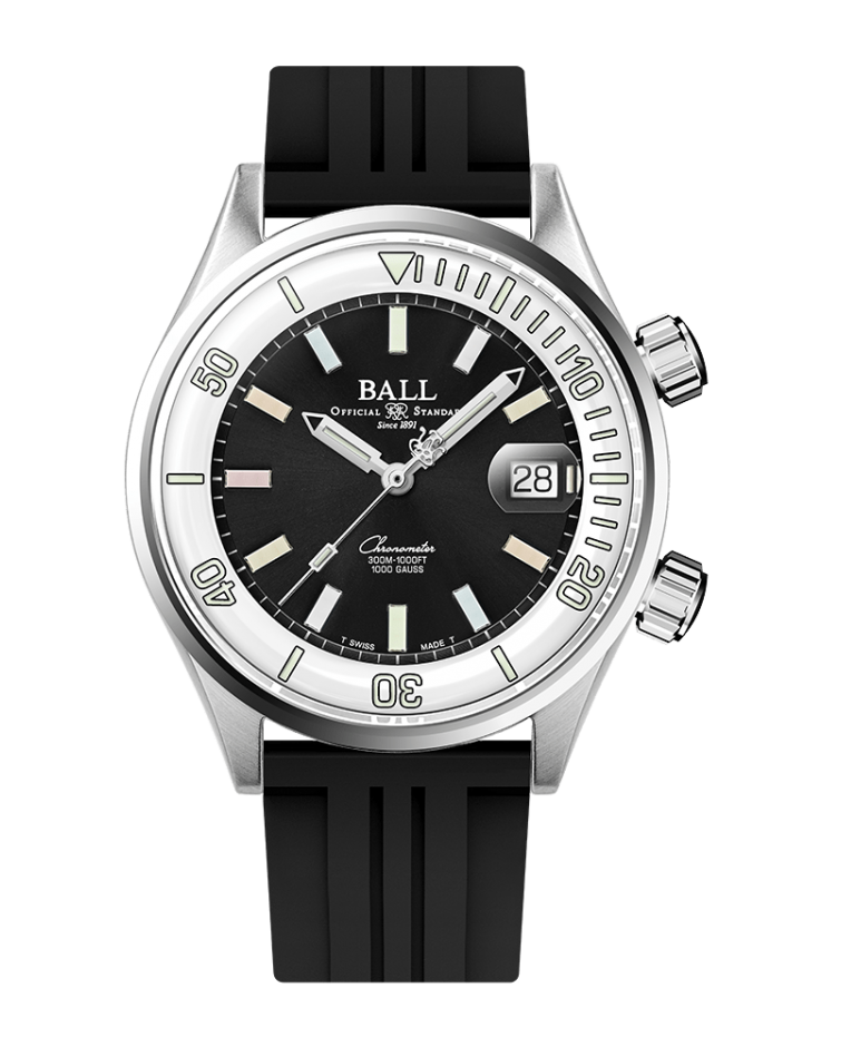 Shop Ball Engineer Master II Diver Chronometer (42mm) DM2280A-P5C-BKWHR