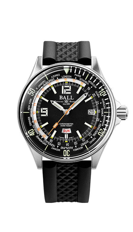 BALL Engineer Master II Diver Worldtime | DG2232A-SC-BK | TSJNY