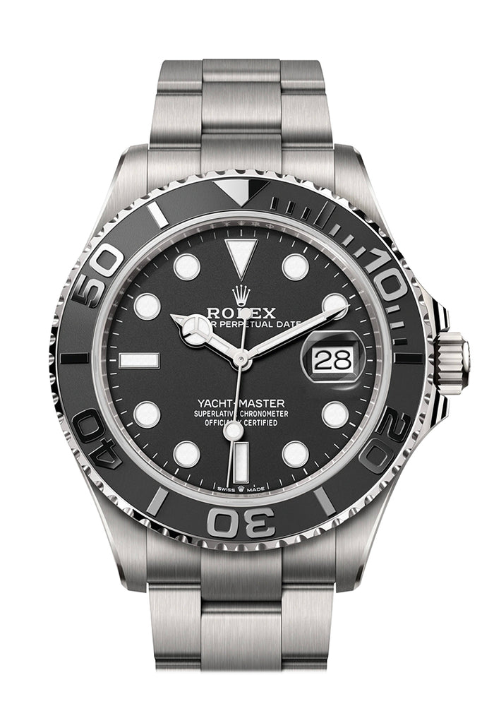 Rolex Yacht Master Intense Black Dial Men's Watch 226627