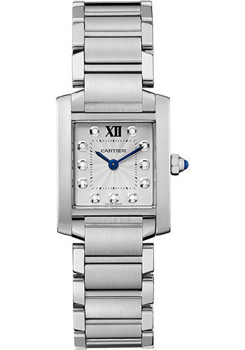 Cartier Tank Francaise Watch Diamond Dial WE110006 TSJNY