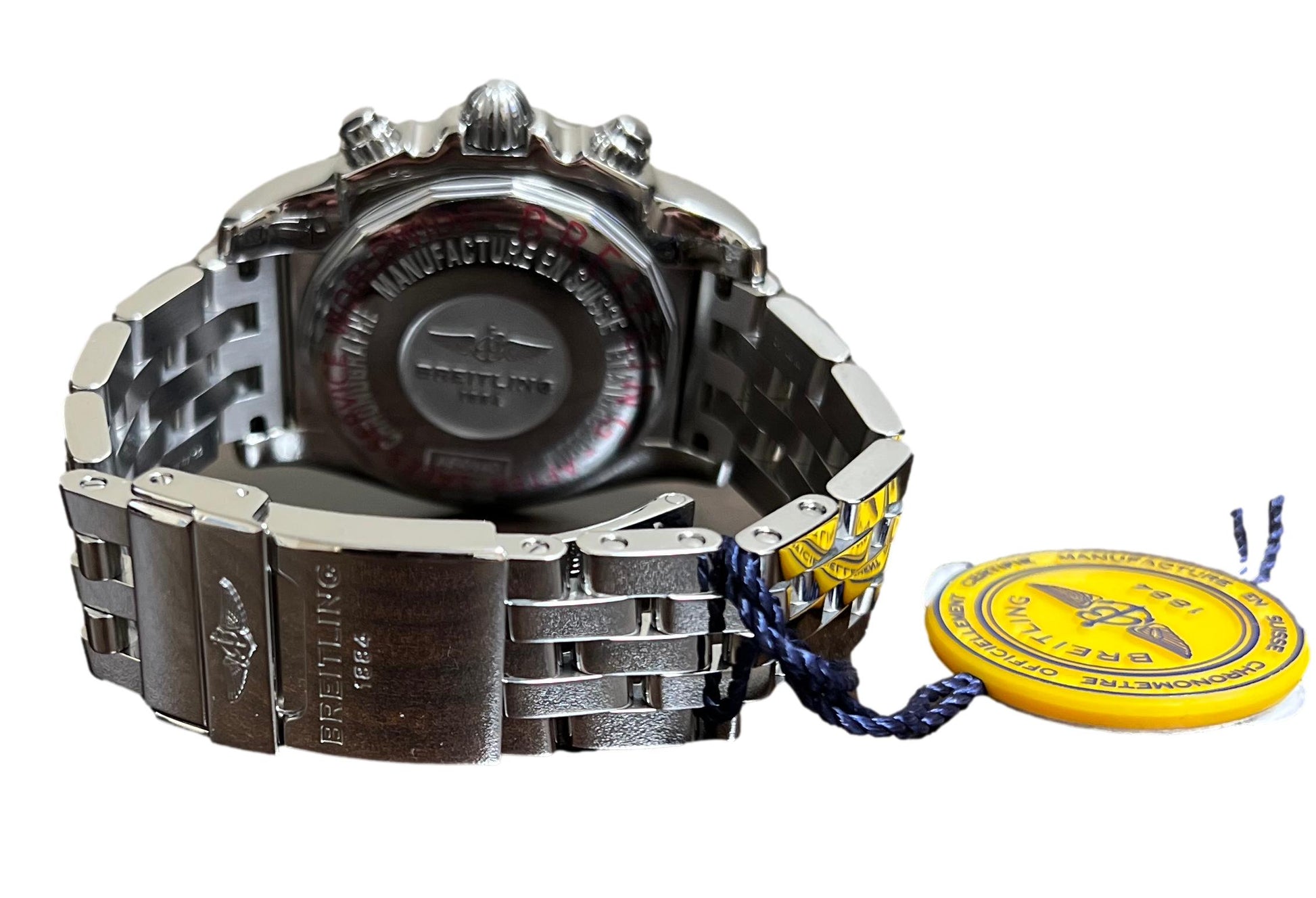 Breitling Chronomat 41 Chronograph Chocolate Dial AB0140 Steel B&P Watch