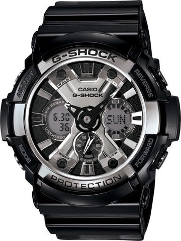 G-Shock Analog Digital Black Steel Bezel GA200BW-1A Watch