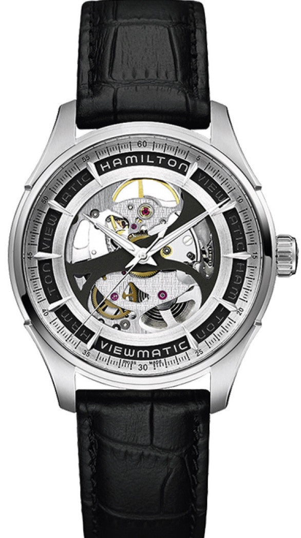 Hamilton Jazzmaster Viewmatic Skeleton Watch H42555751 TSJNY