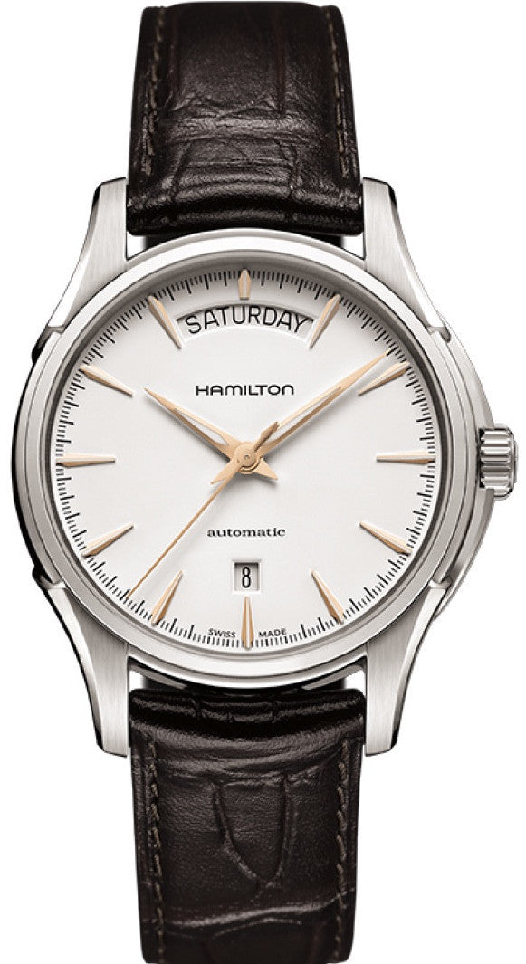 Shop Hamilton Jazzmaster Day Date Watch H32505511 TSJNY