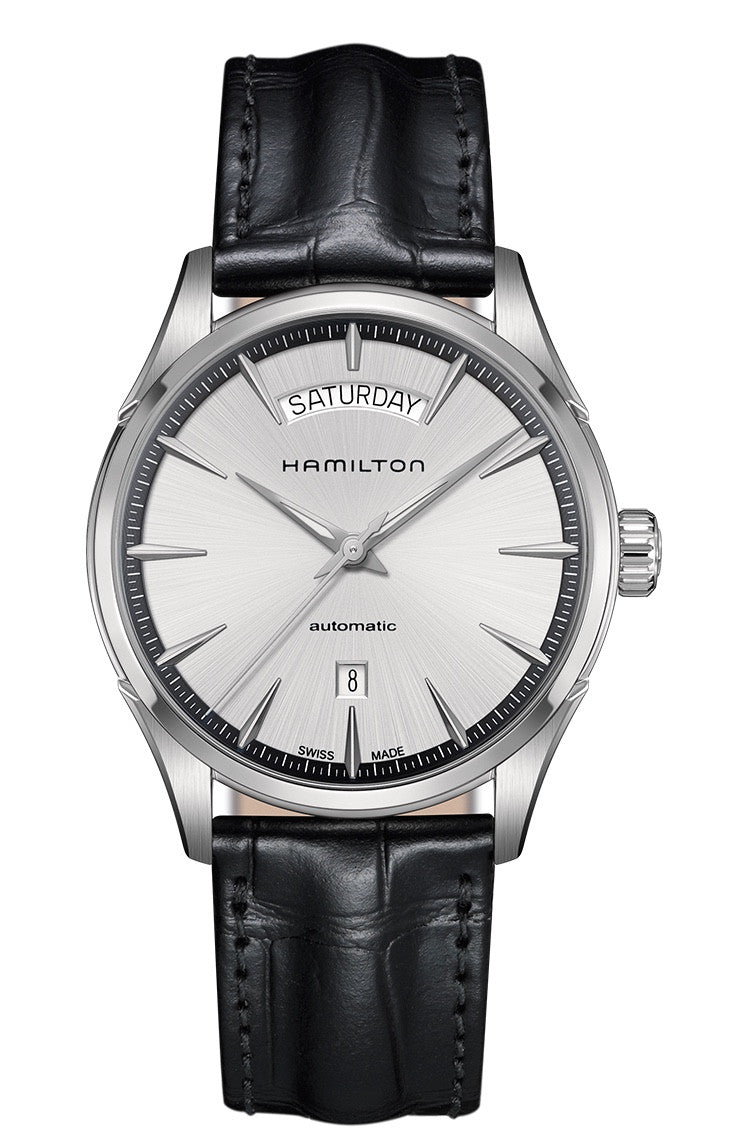 Hamilton Jazzmaster Day Date Automatic Stainless Steel Silver Dial 40mm H42565751 Watch