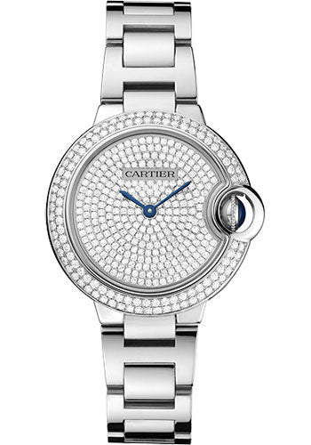 Cartier Ballon Bleu de Cartier Watch 33 mm White Gold Diamond Case