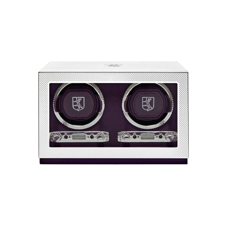 Silver Double Watch Winder