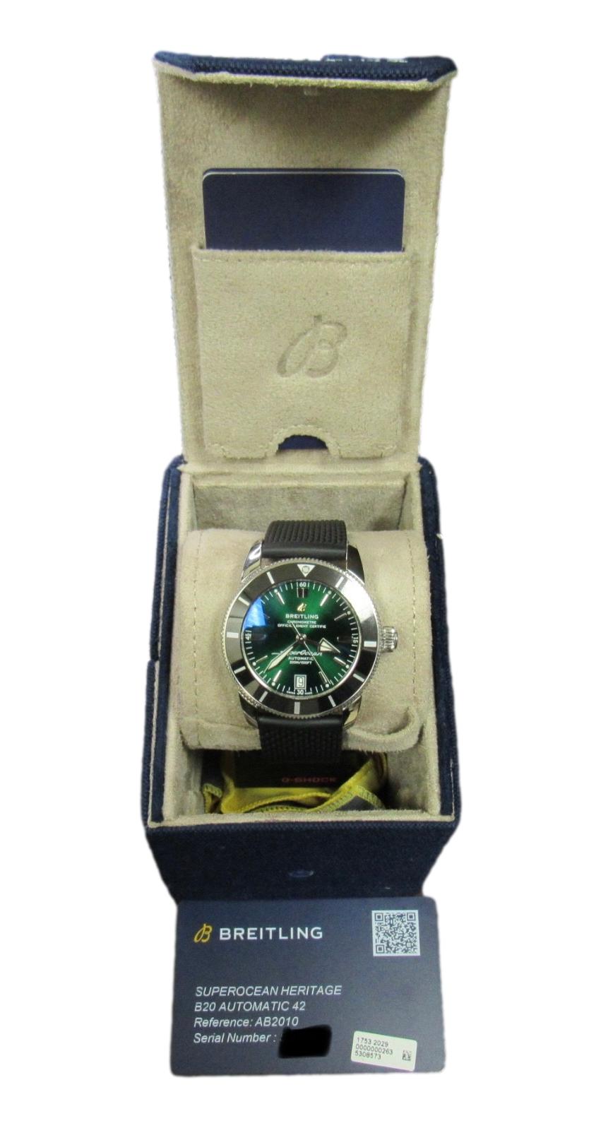 Breitling Superocean Heritage 42mm B20 B&P Watch