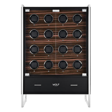 Roadster 16 Piece Watch Winder Cabinet