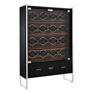 Roadster 16 Piece Watch Winder Cabinet