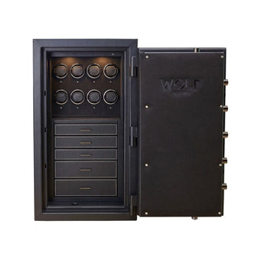 Athos 8 Piece Watch Winder and Jewelry Safe
