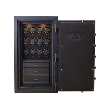 Athos 12 Piece Watch Winder and Jewelry Safe