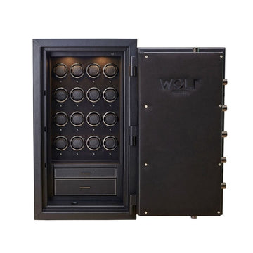 Athos 16 Piece Watch Winder and Jewelry Safe