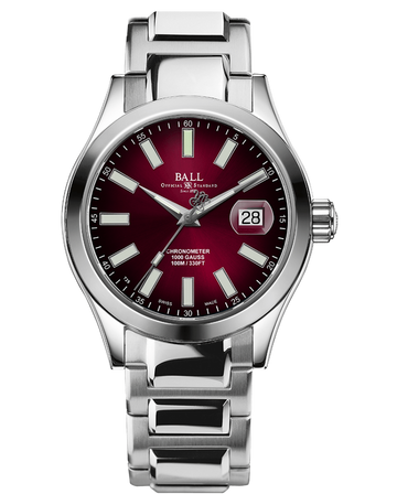 Ball Engineer III Marvelight Chronometer (40mm) - BURGUNDY RED