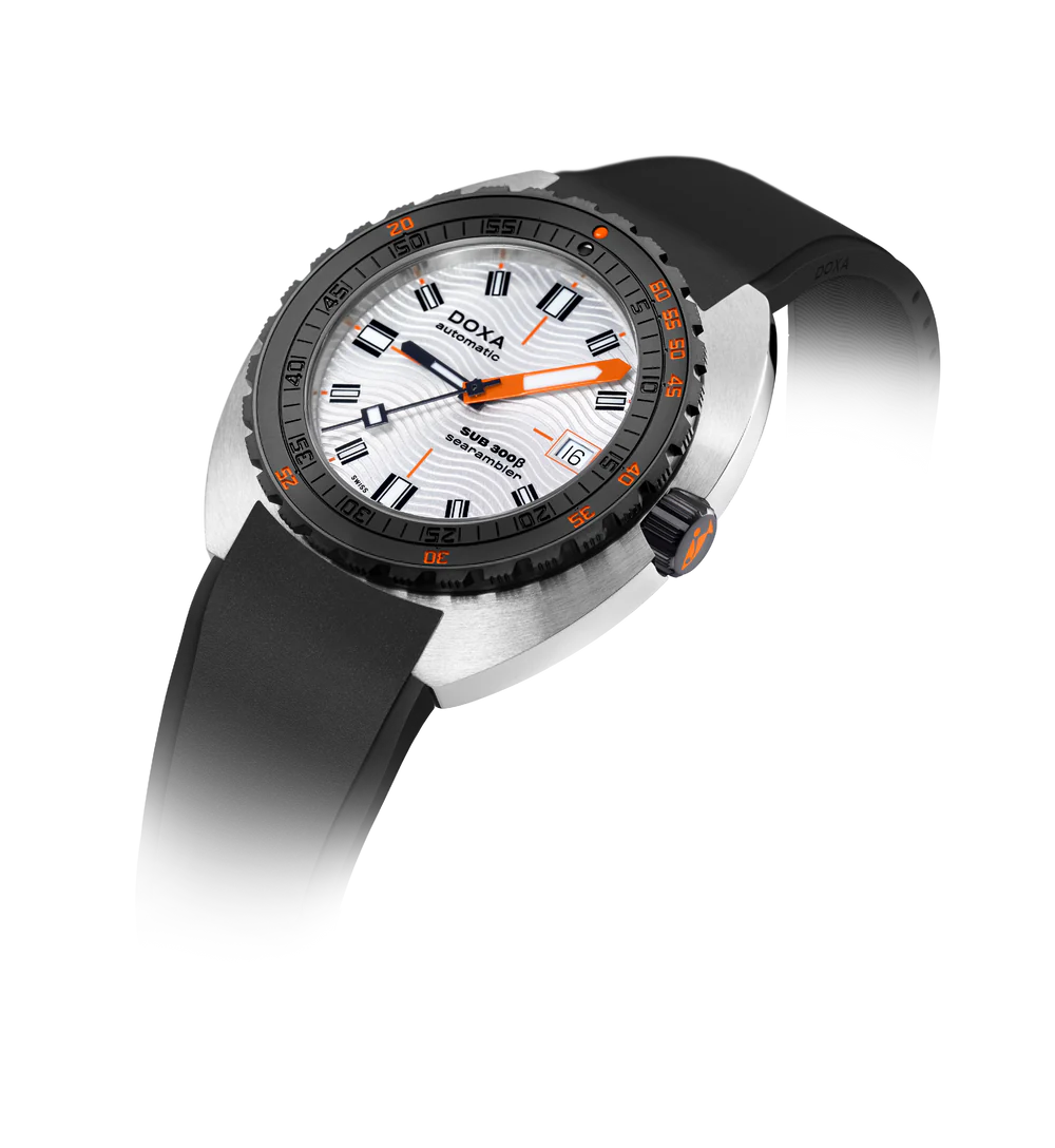 Doxa SUB 300 Beta Searambler Rubber Black - 830.10.021.10
