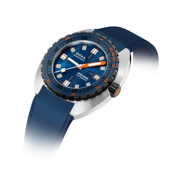 Doxa SUB 300 Beta Caribbean Rubber Navy blue - 830.10.201.32