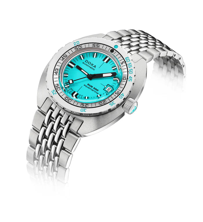 DOXA Sub 300 Aquamarine Stainless Steel - 821.10.241.10