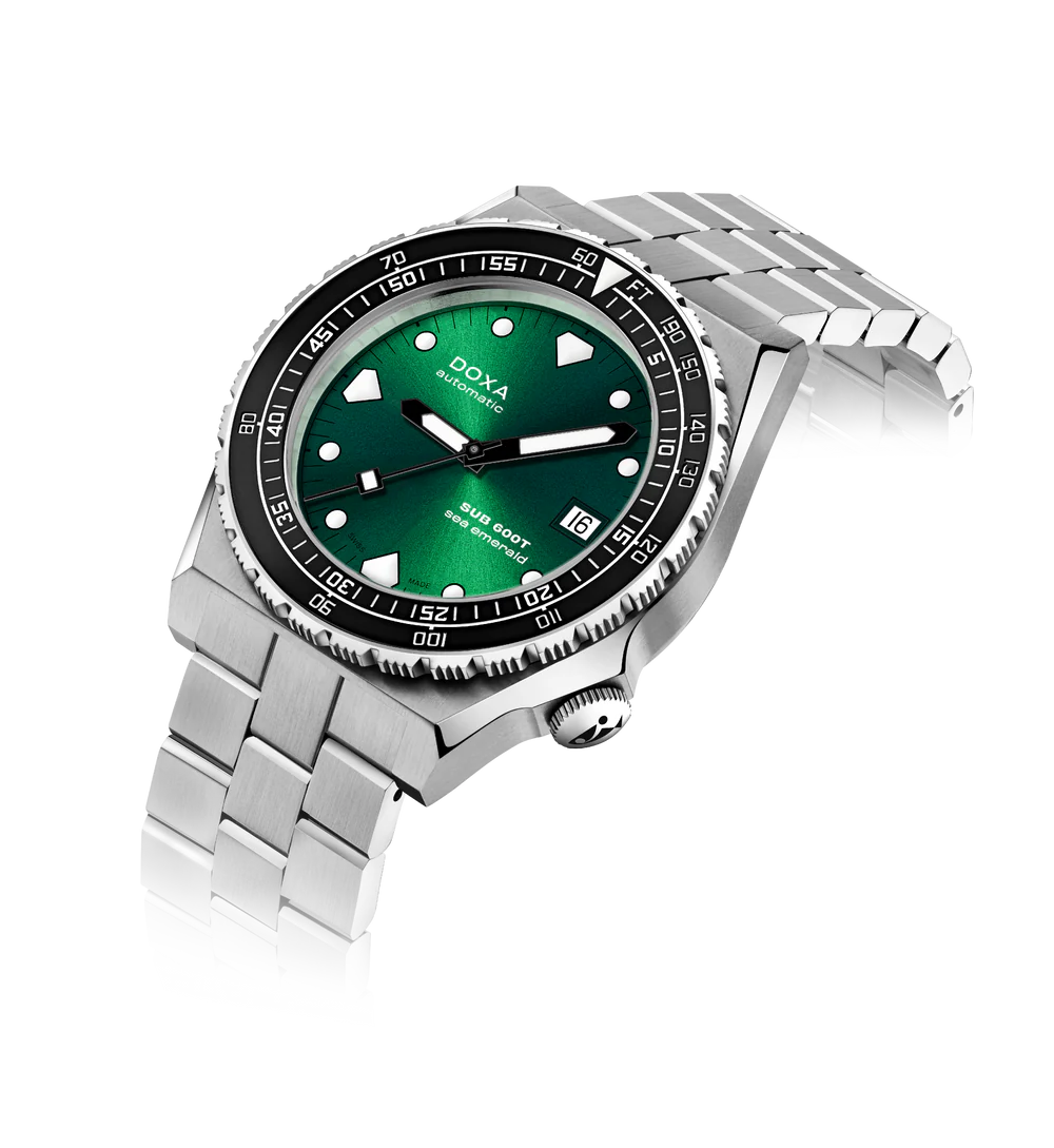 DOXA Sub 600T 40 mm Sea Emerald Iconic dial Ceramic Bezel Stainless steel - 861.10.131.10