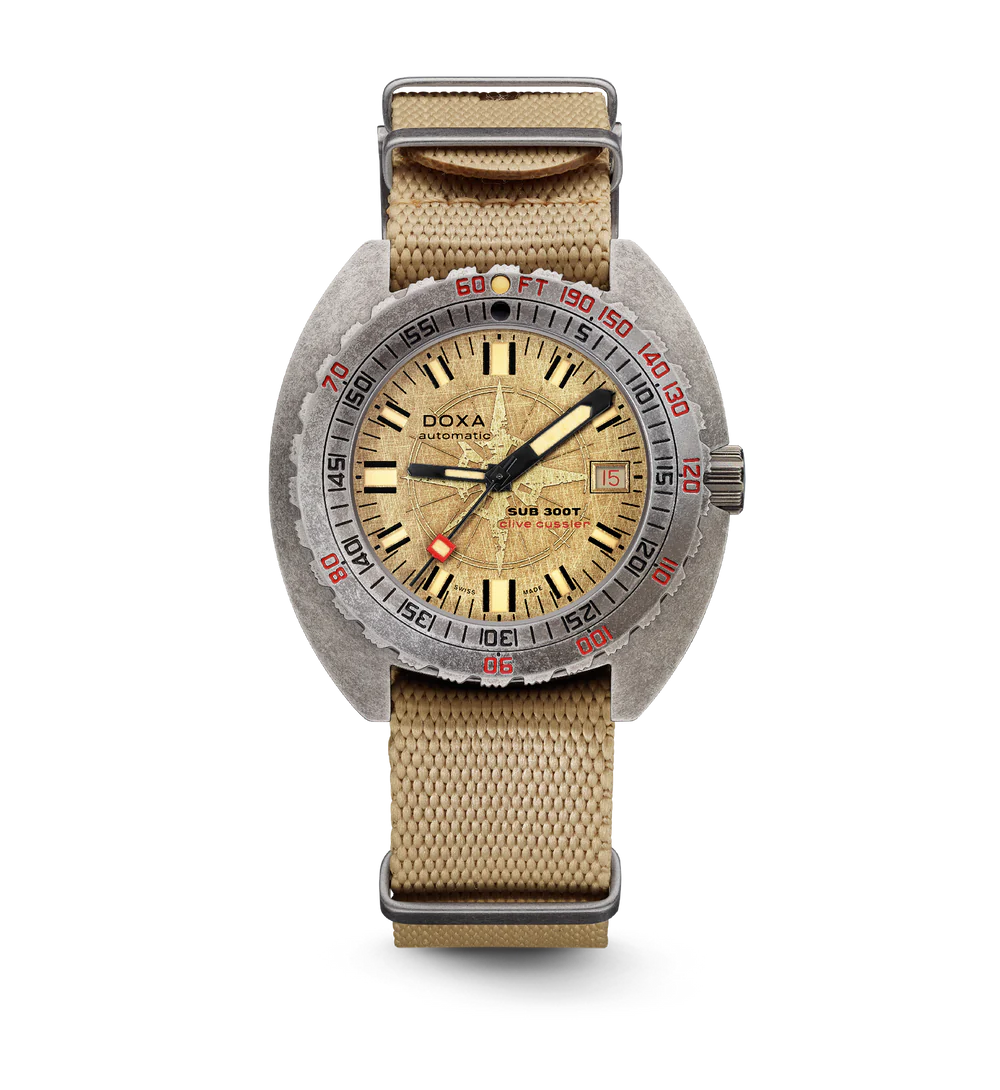 DOXA SUB 300T Clive Cussler Aged stainless steel - 840.80.031.15
