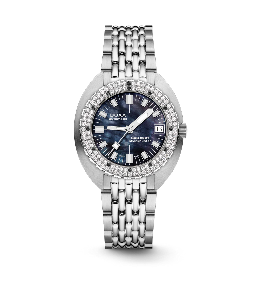 DOXA Sub 200T Sharkhunter Diamonds Steel 804.10D.101.10