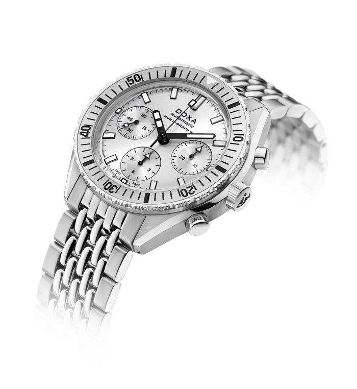 DOXA Sub 200 C-Graph II Whitepearl Stainless Steel - 797.10.011.10