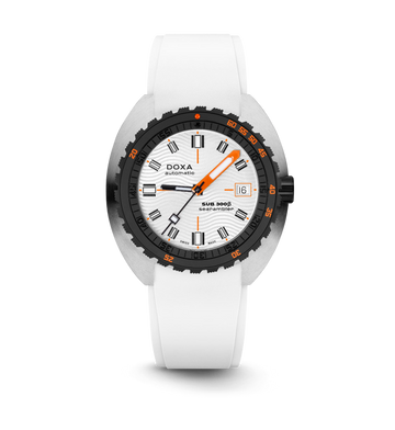Doxa SUB 300 Beta Searambler Rubber White - 830.10.021.23