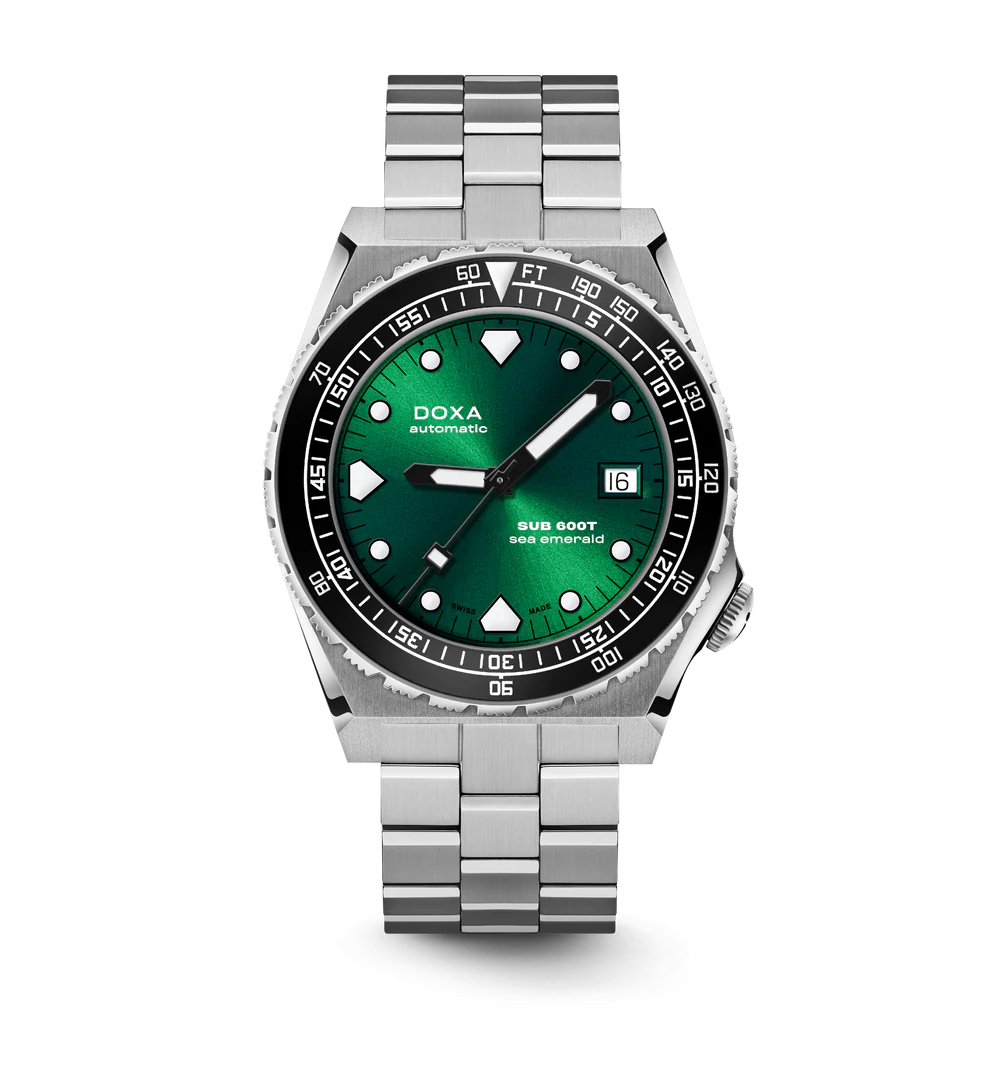 DOXA Sub 600T 40 mm Sea Emerald Iconic dial Ceramic Bezel Stainless steel - 861.10.131.10