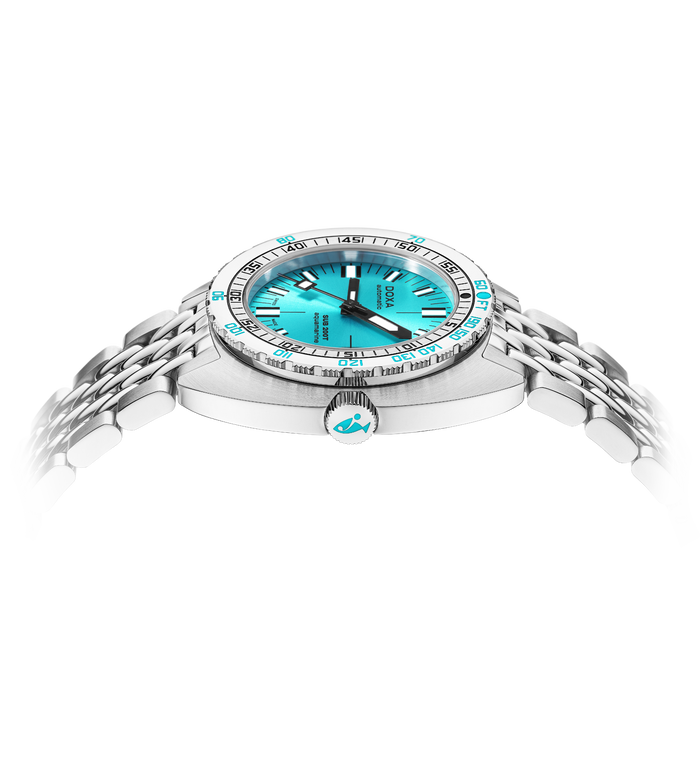 SUB 200T Aquamarine Sunray Stainless Steel