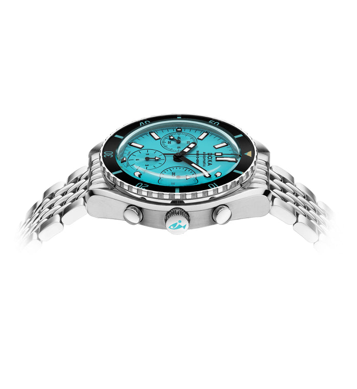 SUB 200 C-GRAPH Aquamarine Stainless Steel