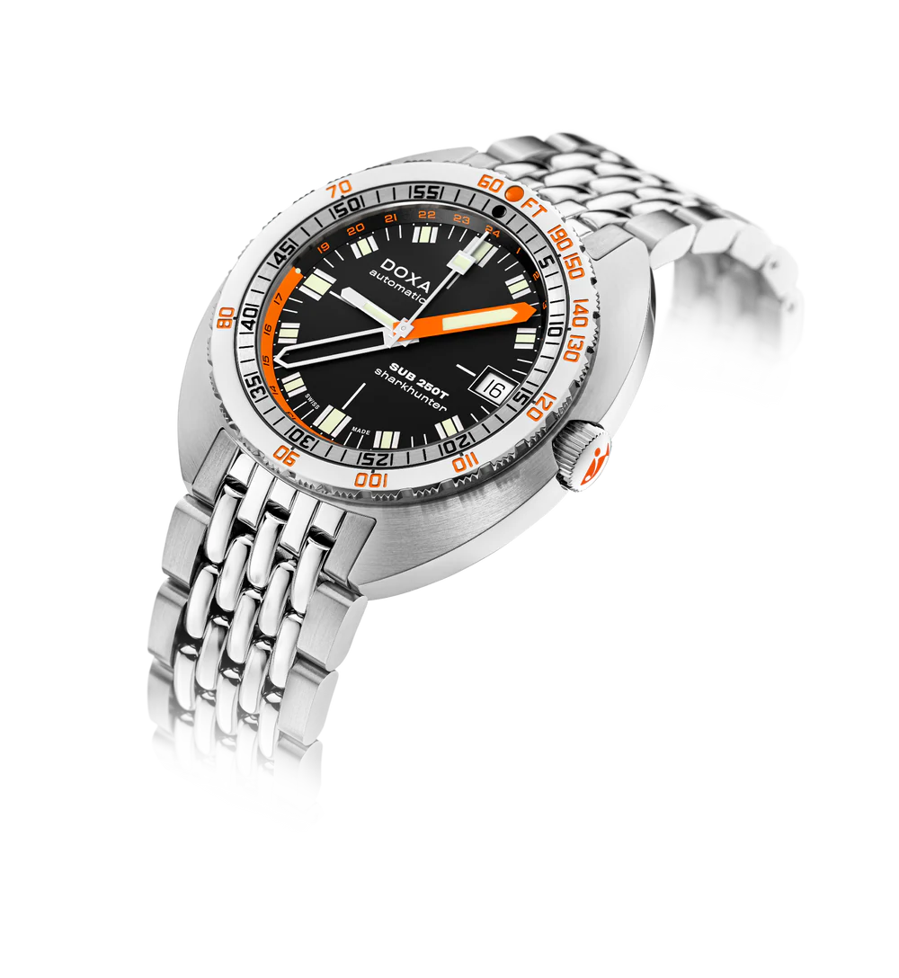 DOXA SUB 250T GMT Sharkhunter Stainless steel - 855.10.101.10