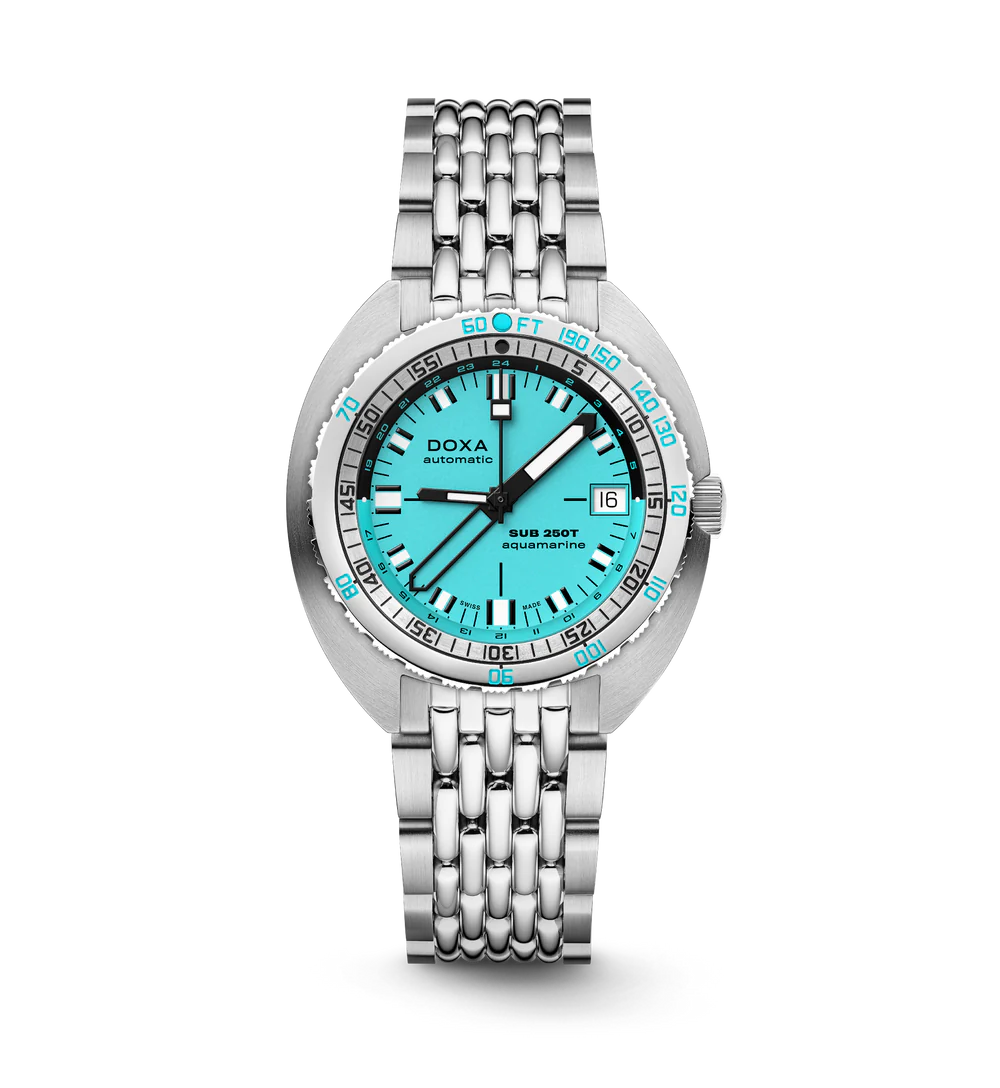DOXA SUB 250T GMT Aquamarine Stainless steel - 855.10.241.10