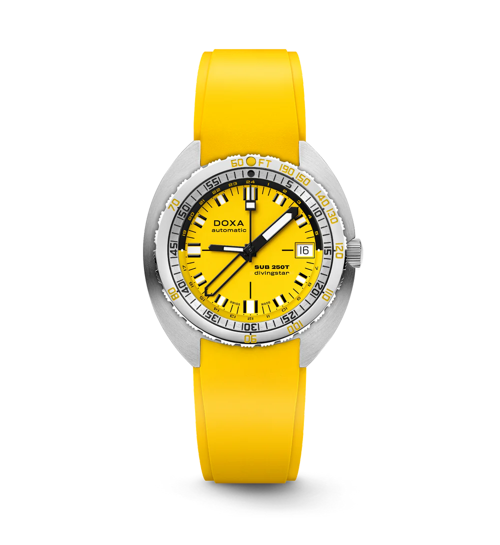 DOXA SUB 250T GMT Divingstar Rubber -  855.10.361.31