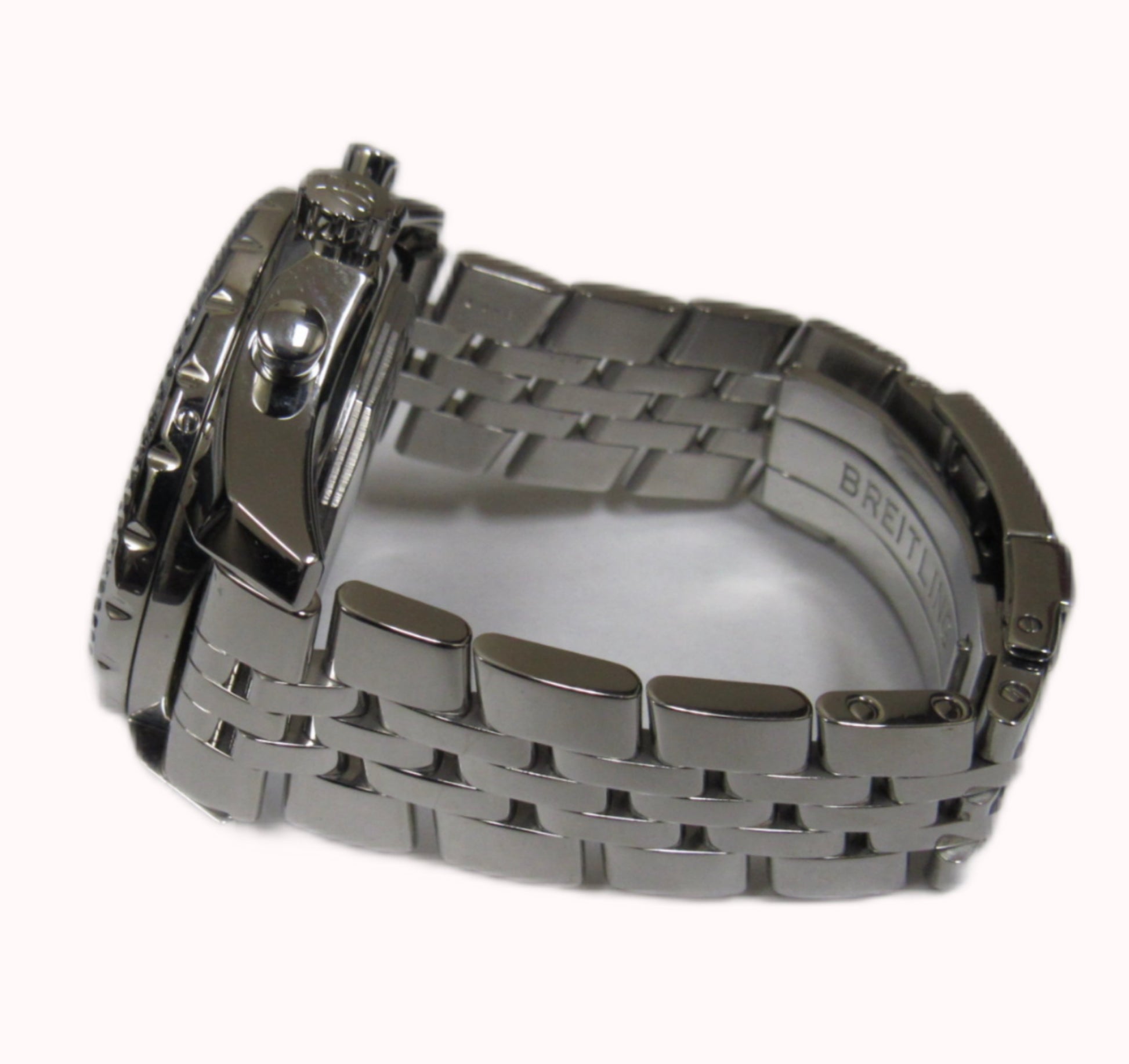 Breitling Bentley Motors GT A13362 Chronograph Burgundy Steel B&P Watch