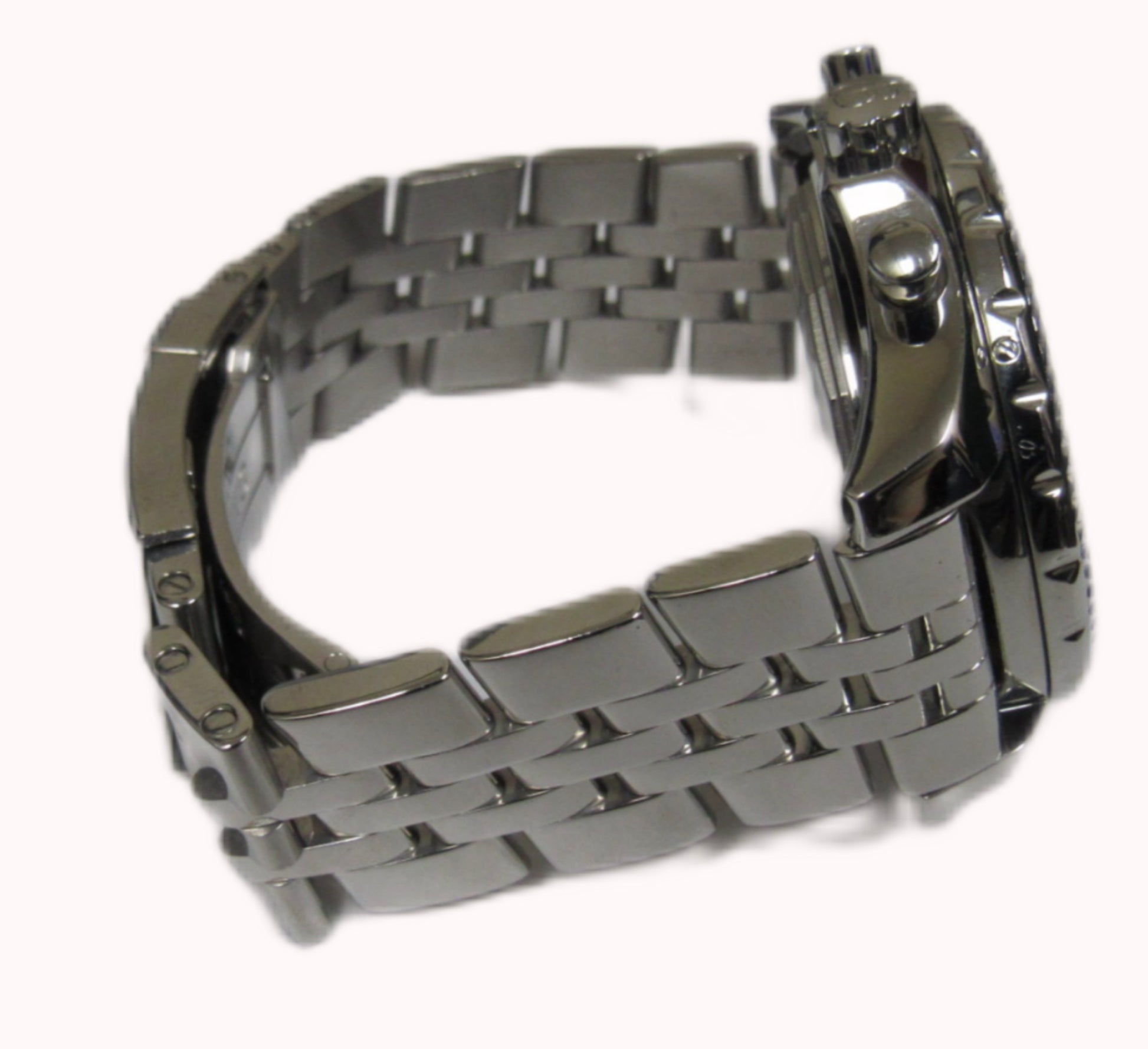 Breitling Bentley Motors GT A13362 Chronograph Burgundy Steel B&P Watch