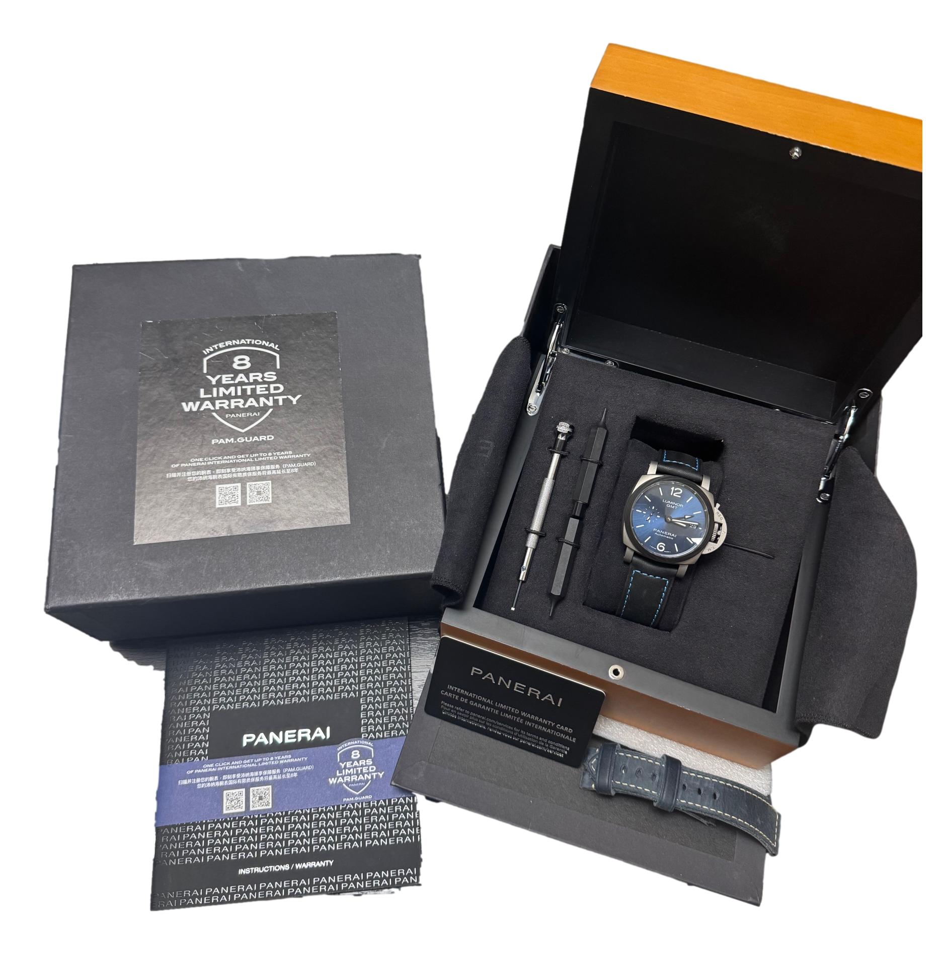 Panerai Luminor GMT 42mm PAM01279 TO122290 B&P Watch